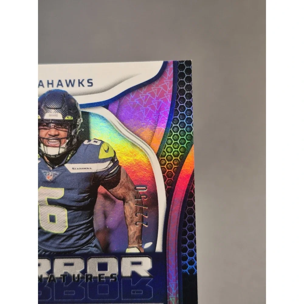 2022 Certified Quandre Diggs #MS-QD Mirror Signatures Pink /50 Seattle Seahawks
